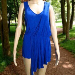 Blue Grecian Style Tunic Top